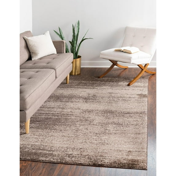 Rugs.com Angelica Collection Rug – 9' x 12' Brown Medium Rug Perfect For Living Rooms, Large Dining Rooms, Open Floorplans