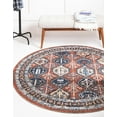 thumbnail image 1 of Rugs.com Aramis Collection Rug – 10 Ft Round Rust Red Medium Rug Perfect For Kitchens, Dining Rooms, 1 of 8