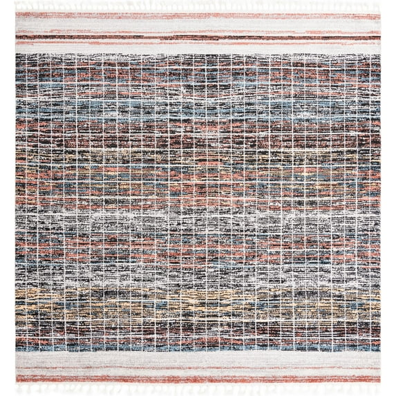Rugs.com Aramis Collection Rug – 10 Ft Square Multi Medium Rug Perfect For Living Rooms, Kitchens, Entryways