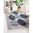 thumbnail image 1 of Rugs.com Aramis Collection Rug – 4' x 6' Blue Medium Rug Perfect For Entryways, Kitchens, Breakfast Nooks, Accent Pieces, 1 of 8