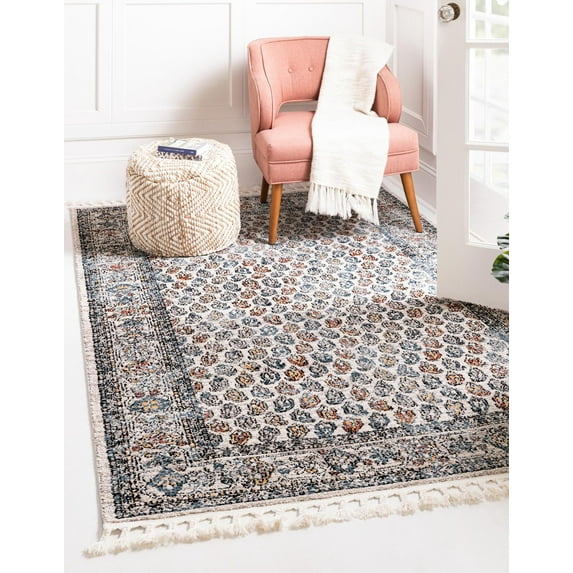 Rugs.com Aramis Collection Rug – 8' x 10' Multi Medium Rug Perfect For Living Rooms, Large Dining Rooms, Open Floorplans