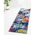 thumbnail image 1 of Rugs.com Ariel Collection Rug – 6 Ft Runner Multi Medium Rug Perfect For Hallways, Entryways, 1 of 9