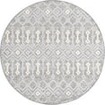 thumbnail image 1 of Rugs.com Arlo Collection Rug – 7 Ft Round Gray Medium Rug Perfect For Kitchens, Dining Rooms, 1 of 8