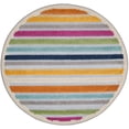 thumbnail image 1 of Rugs.com Aruba Outdoor Collection Rug – 3 Ft Round Gray Low-Pile Rug Perfect For Any Outdoor Space, Kitchens, Dining Rooms, 1 of 8