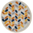 thumbnail image 1 of Rugs.com Aruba Outdoor Collection Rug – 3 Ft Round Gray Low-Pile Rug Perfect For Any Outdoor Space, Kitchens, Dining Rooms, 1 of 8
