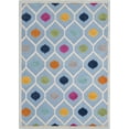 thumbnail image 1 of Rugs.com Aruba Outdoor Collection Rug – 4' x 6' Blue Low-Pile Rug Perfect For Any Outdoor Space, Entryways, Kitchens, Breakfast Nooks, Accent Pieces, 1 of 9