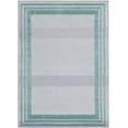 thumbnail image 1 of Rugs.com Aruba Outdoor Collection Rug – 4' x 6' Gray Teal Low-Pile Rug Perfect For Any Outdoor Space, Entryways, Kitchens, Breakfast Nooks, Accent Pieces, 1 of 9
