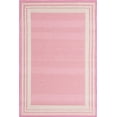thumbnail image 1 of Rugs.com Aruba Outdoor Collection Rug – 5' 3 x 8' Pink Low-Pile Rug Perfect For Any Outdoor Space, Bedrooms, Dining Rooms, Living Rooms, 1 of 9