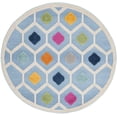 thumbnail image 1 of Rugs.com Aruba Outdoor Collection Rug – 5 Ft Round Blue Low-Pile Rug Perfect For Any Outdoor Space, Kitchens, Dining Rooms, 1 of 8