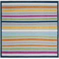 thumbnail image 1 of Rugs.com Aruba Outdoor Collection Rug – 5 Ft Square Blue Low-Pile Rug Perfect For Any Outdoor Space, Living Rooms, Kitchens, Entryways, 1 of 1