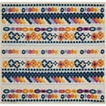 thumbnail image 1 of Rugs.com Aruba Outdoor Collection Rug – 5 Ft Square Gray Low-Pile Rug Perfect For Any Outdoor Space, Living Rooms, Kitchens, Entryways, 1 of 1