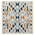 thumbnail image 1 of Rugs.com Aruba Outdoor Collection Rug – 5 Ft Square Gray Low-Pile Rug Perfect For Any Outdoor Space, Living Rooms, Kitchens, Entryways, 1 of 1
