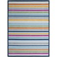thumbnail image 1 of Rugs.com Aruba Outdoor Collection Rug – 7' x 10' Blue Low-Pile Rug Perfect For Any Outdoor Space, Bedrooms, Dining Rooms, Living Rooms, 1 of 9
