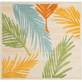 thumbnail image 1 of Rugs.com Aruba Outdoor Collection Rug – 8 Ft Square Beige Low-Pile Rug Perfect For Any Outdoor Space, Living Rooms, Kitchens, Entryways, 1 of 1