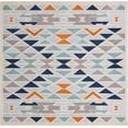 thumbnail image 1 of Rugs.com Aruba Outdoor Collection Rug – 8 Ft Square Gray Low-Pile Rug Perfect For Any Outdoor Space, Living Rooms, Kitchens, Entryways, 1 of 1