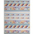 thumbnail image 1 of Rugs.com Aruba Outdoor Collection Rug – 9' x 12' Blue Low-Pile Rug Perfect For Any Outdoor Space, Living Rooms, Large Dining Rooms, Open Floorplans, 1 of 9