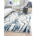 thumbnail image 1 of Rugs.com Athena Shag Collection Rug – 2' 2 x 3' Blue Shag Rug Perfect For Entryways, Kitchens, Breakfast Nooks, Accent Pieces, 1 of 9