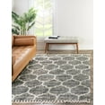 thumbnail image 1 of Rugs.com Athena Shag Collection Rug – 2' 2 x 3' Gray Shag Rug Perfect For Entryways, Kitchens, Breakfast Nooks, Accent Pieces, 1 of 9