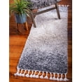 thumbnail image 1 of Rugs.com Athena Shag Collection Rug – 2' 2 x 6' Runner Gray Shag Rug Perfect For Hallways, Entryways, 1 of 9