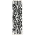 thumbnail image 1 of Rugs.com Athena Shag Collection Rug – 2' 7 x 8' 2 Runner Black And White Shag Rug Perfect For Hallways, Entryways, 1 of 8