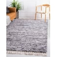 thumbnail image 1 of Rugs.com Athena Shag Collection Rug – 4' x 6' Gray Shag Rug Perfect For Entryways, Kitchens, Breakfast Nooks, Accent Pieces, 1 of 9