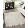 thumbnail image 1 of Rugs.com Athena Shag Collection Rug – 5' x 8' Ivory Shag Rug Perfect For Bedrooms, Dining Rooms, Living Rooms, 1 of 9