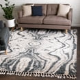 thumbnail image 1 of Rugs.com Athena Shag Collection Rug – 8' Square Blue Shag Rug Perfect For Living Rooms, Kitchens, Entryways, 1 of 9