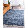 thumbnail image 1 of Rugs.com Athena Shag Collection Rug – 9' x 12' 2 Blue Shag Rug Perfect For Living Rooms, Large Dining Rooms, Open Floorplans, 1 of 9
