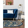 thumbnail image 1 of Rugs.com Aurelia Collection Rug – 5' x 8' Oval Navy Blue Medium-Pile Rug Perfect For Living Rooms, Large Dining Rooms, Open Floorplans, 1 of 4