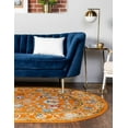 thumbnail image 1 of Rugs.com Aurelia Collection Rug – 5' x 8' Oval Orange Medium-Pile Rug Perfect For Living Rooms, Large Dining Rooms, Open Floorplans, 1 of 4