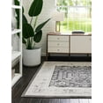 thumbnail image 1 of Rugs.com Aurelia Collection Rug – 6 Ft Square Charcoal Medium-Pile Rug Perfect For Living Rooms, Kitchens, Entryways, 1 of 4