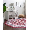 thumbnail image 1 of Rugs.com Aurelia Collection Rug – 7 Ft Octagon Magenta Medium-Pile Rug Perfect For Living Rooms, Kitchens, Entryways, 1 of 4