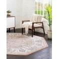 thumbnail image 1 of Rugs.com Aurelia Collection Rug – 7 Ft Octagon Rose Medium-Pile Rug Perfect For Living Rooms, Kitchens, Entryways, 1 of 3