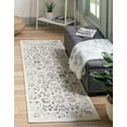 thumbnail image 1 of Rugs.com Aurelia Collection Rug – 8 Ft Runner Ivory Medium-Pile Rug Perfect For Hallways, Entryways, 1 of 4