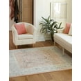 thumbnail image 1 of Rugs.com Aurelia Collection Rug – 8 Ft Square Rose Medium-Pile Rug Perfect For Living Rooms, Kitchens, Entryways, 1 of 3