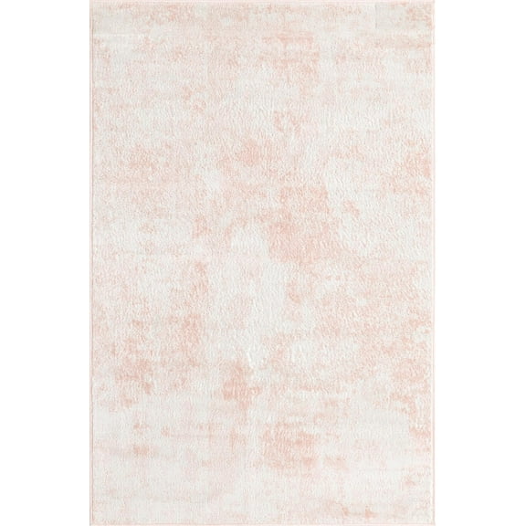 Rugs.com Aurora Collection Rug – 3' x 5' Carnation Pink Low Rug Perfect For Entryways, Kitchens, Breakfast Nooks, Accent Pieces