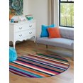 thumbnail image 1 of Rugs.com Azalea Collection Rug – 7 Ft Round Multi Medium Rug Perfect For Kitchens, Dining Rooms, 1 of 8