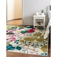 thumbnail image 1 of Rugs.com Azalea Collection Rug – 8 Ft Square Ivory Medium Rug Perfect For Living Rooms, Kitchens, Entryways, 1 of 8
