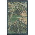 thumbnail image 1 of Rugs.com Baja Outdoor Collection Rug – 2' x 3' Blue Medium Rug Perfect For Entryways, Kitchens, Breakfast Nooks, Accent Pieces, 1 of 3
