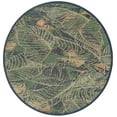 thumbnail image 1 of Rugs.com Baja Outdoor Collection Rug – 3 Ft Round Blue Medium Rug Perfect For Kitchens, Dining Rooms, 1 of 1