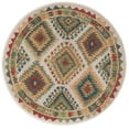 thumbnail image 1 of Rugs.com Baja Outdoor Collection Rug – 3 Ft Round Ivory Medium Rug Perfect For Kitchens, Dining Rooms, 1 of 9