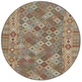 thumbnail image 1 of Rugs.com Baja Outdoor Collection Rug – 3 Ft Round Multi Medium Rug Perfect For Kitchens, Dining Rooms, 1 of 1