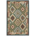 thumbnail image 1 of Rugs.com Baja Outdoor Collection Rug – 4' x 6' Green Medium Rug Perfect For Entryways, Kitchens, Breakfast Nooks, Accent Pieces, 1 of 3