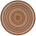 thumbnail image 1 of Rugs.com Baja Outdoor Collection Rug – 5 Ft Round Burgundy Medium Rug Perfect For Kitchens, Dining Rooms, 1 of 1