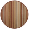 thumbnail image 1 of Rugs.com Baja Outdoor Collection Rug – 5 Ft Round Burgundy Medium Rug Perfect For Kitchens, Dining Rooms, 1 of 1