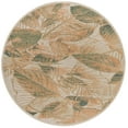thumbnail image 1 of Rugs.com Baja Outdoor Collection Rug – 5 Ft Round Ivory Medium Rug Perfect For Kitchens, Dining Rooms, 1 of 1