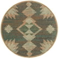 thumbnail image 1 of Rugs.com Baja Outdoor Collection Rug – 5 Ft Round Multi Medium Rug Perfect For Kitchens, Dining Rooms, 1 of 1
