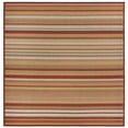 thumbnail image 1 of Rugs.com Baja Outdoor Collection Rug – 5 Ft Square Burgundy Medium Rug Perfect For Living Rooms, Kitchens, Entryways, 1 of 1
