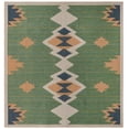 thumbnail image 1 of Rugs.com Baja Outdoor Collection Rug – 5 Ft Square Green Medium Rug Perfect For Living Rooms, Kitchens, Entryways, 1 of 1