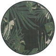 thumbnail image 1 of Rugs.com Baja Outdoor Collection Rug – 8 Ft Round Navy Blue Medium Rug Perfect For Kitchens, Dining Rooms, 1 of 9